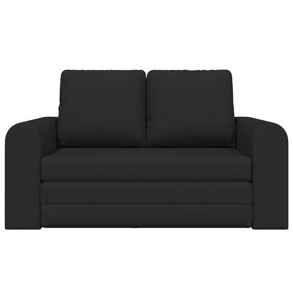 Grote foto vidaxl vouwsofa bed zwart 148 x 71 x 83 cm stof huis en inrichting bankstellen