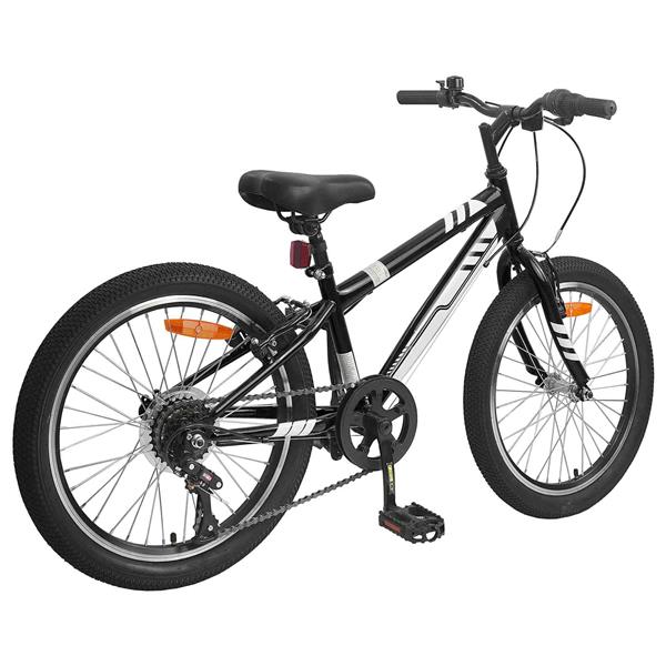 Grote foto vidaxl mountainbike 20 inch 6 speed voor 5 8 jaar oud zwart fietsen en brommers herenfietsen