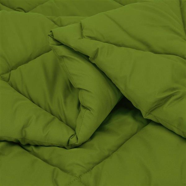 Grote foto vidaxl zomer dekbed groen 240 x 260 cm microfiber huis en inrichting bedden