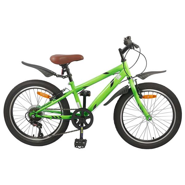 Grote foto vidaxl kinderfiets 20 inch 6 speed voor 6 11 jaar oud groen fietsen en brommers herenfietsen