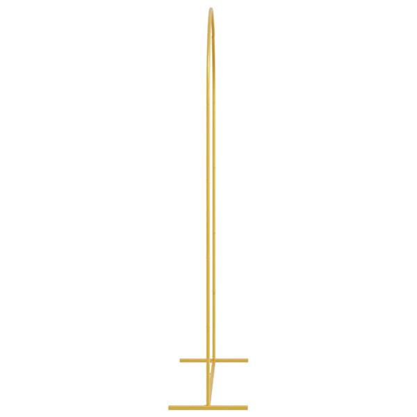 Grote foto vidaxl trouwrand goud 100 x 39 x 200 cm staal tuin en terras overige tuin en terras