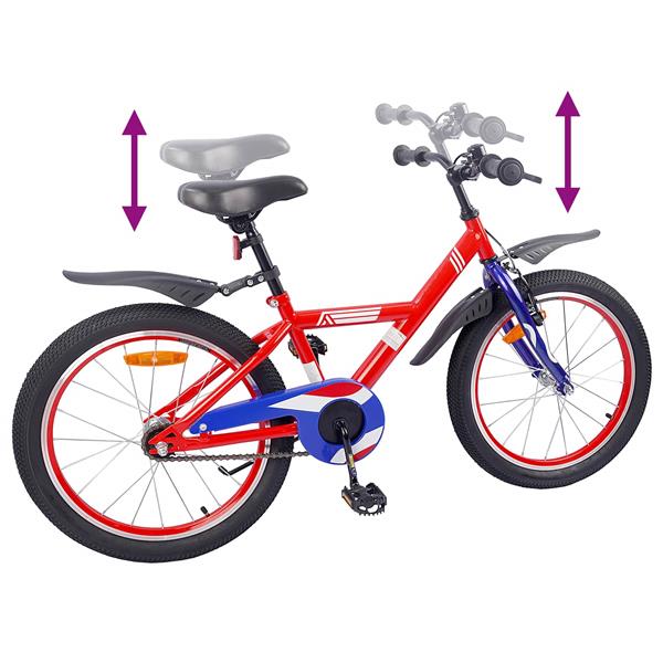 Grote foto vidaxl kinderfiets 20 inch voor 6 11 jaar oud rood fietsen en brommers herenfietsen