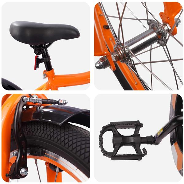 Grote foto vidaxl kinderfiets 20 inch voor 6 11 jaar oud oranje fietsen en brommers herenfietsen