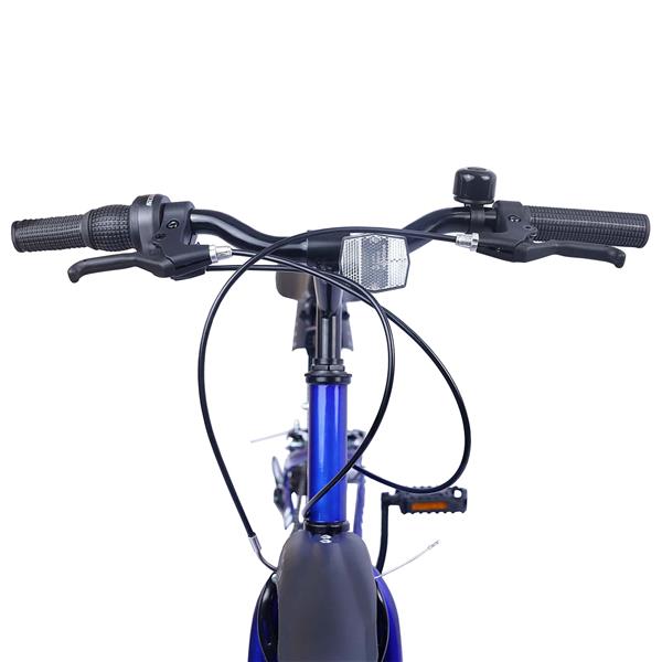 Grote foto vidaxl kinderfiets 20 inch 6 speed voor 6 11 jaar oud donkerblauw fietsen en brommers herenfietsen