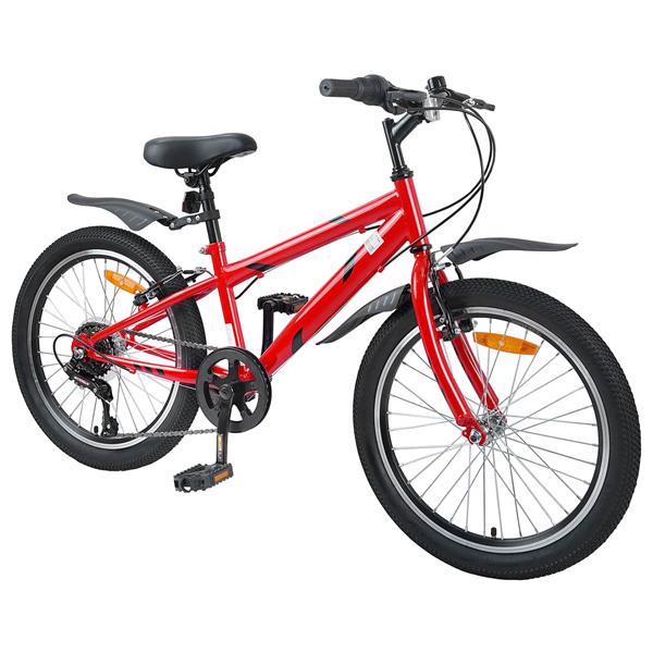 Grote foto vidaxl kinderfiets 20 inch 6 speed voor 6 11 jaar oud rood fietsen en brommers herenfietsen