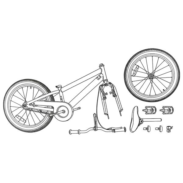 Grote foto vidaxl mountainbike 24 inch 6 speed voor 8 12 jaar oud wit fietsen en brommers herenfietsen