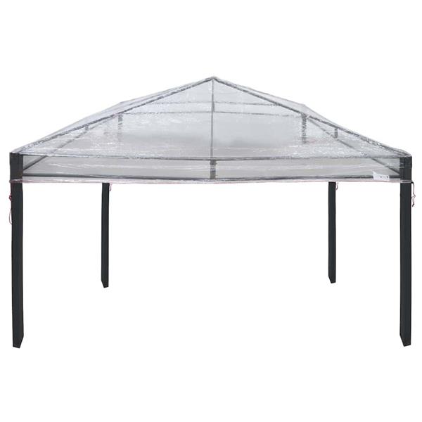 Grote foto vidaxl gazebo dekking vervanging doorzichtig 400 x 300 x 32 cm pvc tuin en terras overige tuin en terras