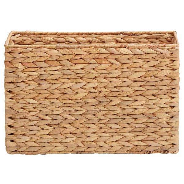 Grote foto vidaxl tijdschrift manden 2 pcs naturel 39 x 14 x 25 cm waterhyacint doe het zelf en verbouw materialen en producten