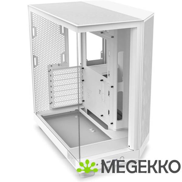 Grote foto nzxt h6 flow rgb white computers en software behuizingen en kasten