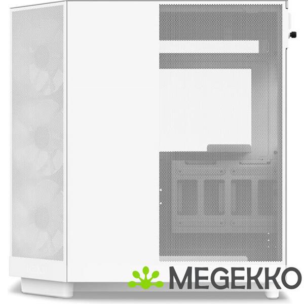 Grote foto nzxt h6 flow rgb white computers en software behuizingen en kasten