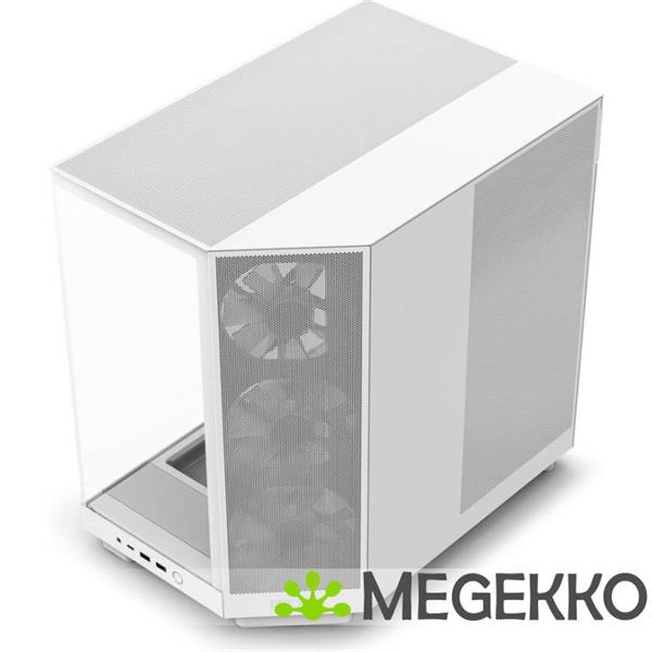 Grote foto nzxt h6 flow rgb white computers en software behuizingen en kasten
