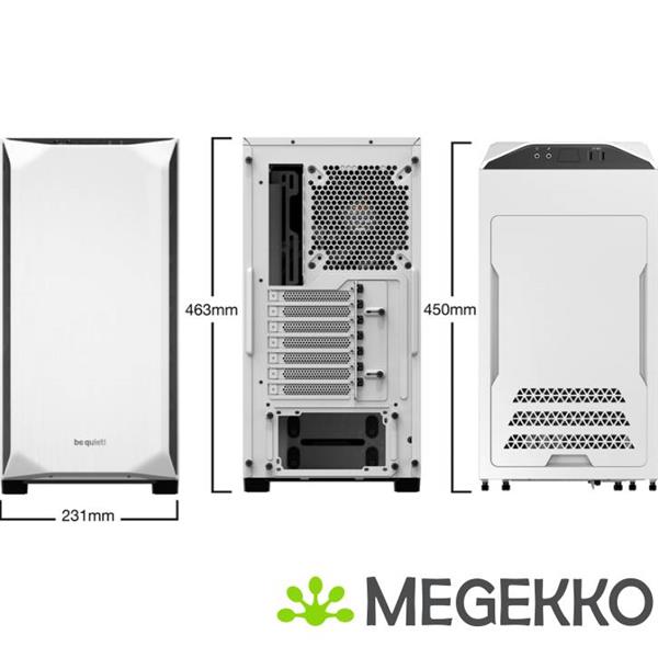 Grote foto be quiet pure base 500 white computers en software behuizingen en kasten