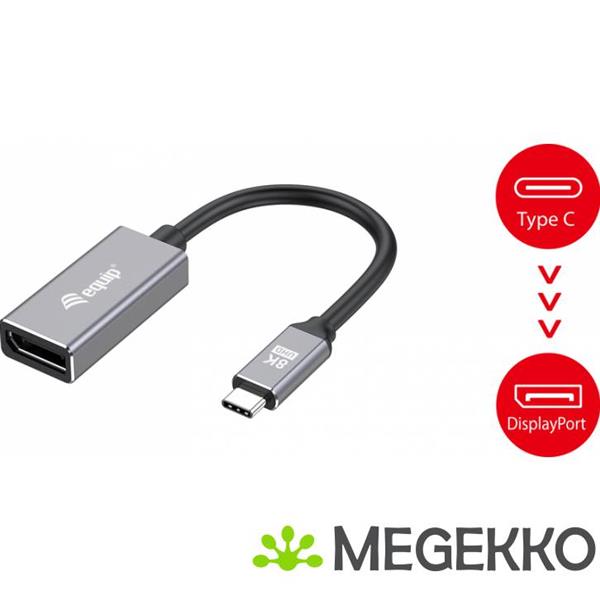 Grote foto equip 133493 video kabel adapter 0 15 m usb type c displayport zwart grijs computers en software overige computers en software