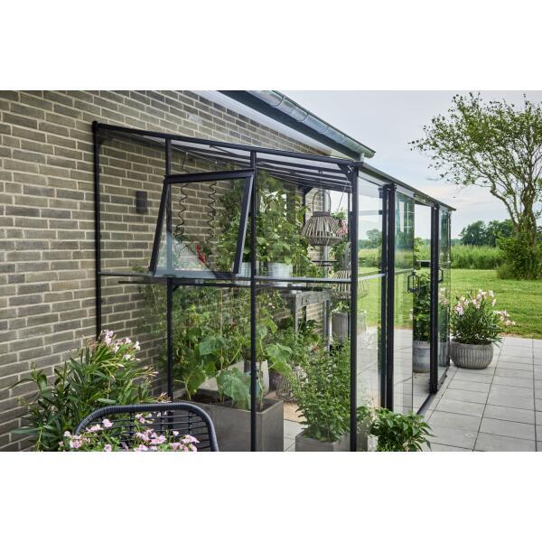 Grote foto tuinkas qube lt 612 zwart vg 3mm pc 6 mm tuin en terras tuinhuisjes en blokhutten