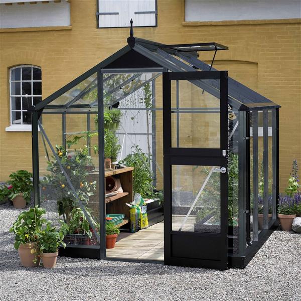 Grote foto nieuw tuinkas compact 5 0 antraciet vg 3 mm 1 tuin en terras tuinhuisjes en blokhutten