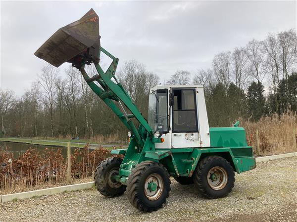 Grote foto wiellader inclusief bak en palletvorken agrarisch graafmachines