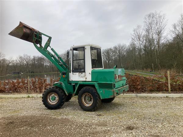 Grote foto wiellader inclusief bak en palletvorken agrarisch graafmachines