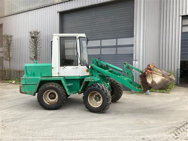 Grote foto wiellader inclusief bak en palletvorken agrarisch graafmachines