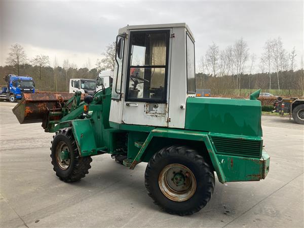 Grote foto wiellader inclusief bak en palletvorken agrarisch graafmachines