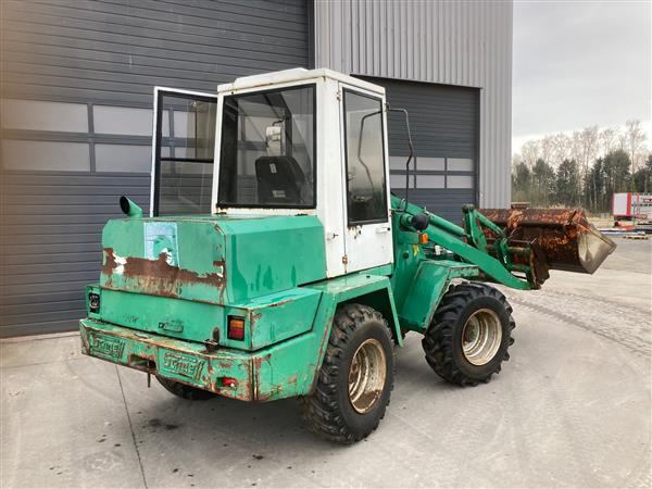 Grote foto wiellader inclusief bak en palletvorken agrarisch graafmachines