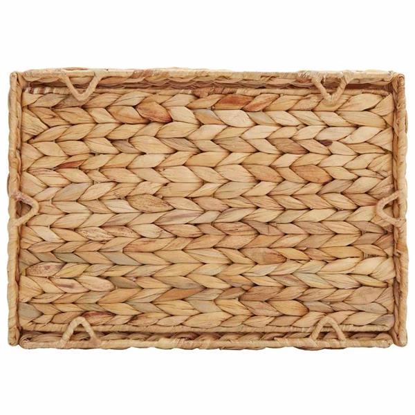 Grote foto vidaxl opslagmanden 2 pcs naturel 35 x 25 x 17 cm waterhyacint doe het zelf en verbouw materialen en producten