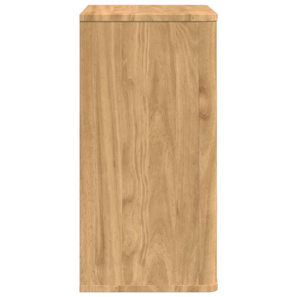 Grote foto vidaxl badkamer wandkast met plank floro wasbruin 35 x 30 x 60 cm huis en inrichting complete badkamers