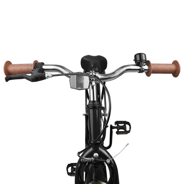 Grote foto vidaxl kinderfiets 24 inch voor 8 12 jaar oud zwart fietsen en brommers herenfietsen