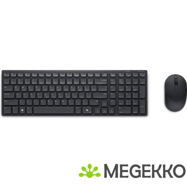 Grote foto dell km555 toetsenbord inclusief muis universeel rf draadloos bluetooth azerty belgisch zwart computers en software overige computers en software