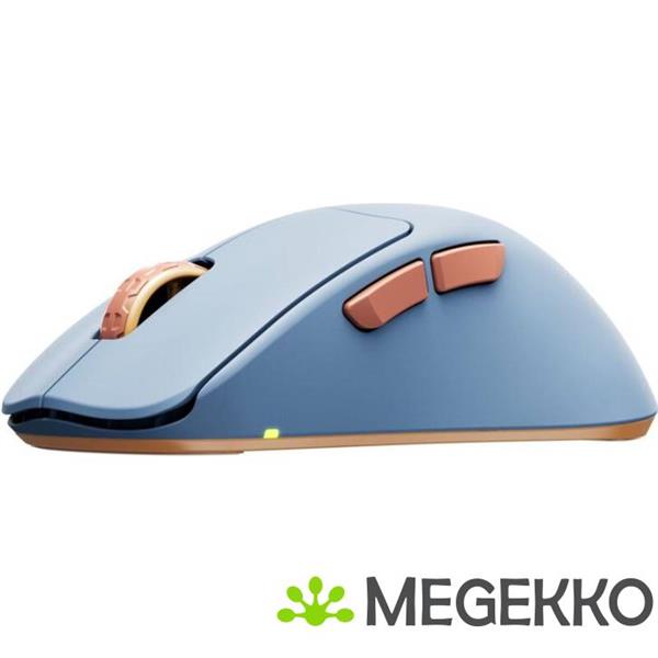 Grote foto cherry xtrfy m64 blauw ergonomische draadloze gaming muis computers en software overige computers en software