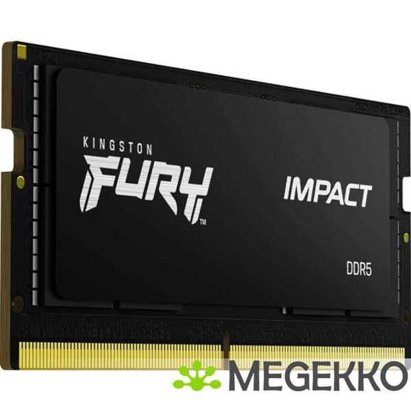 Grote foto kingston technology fury impact black xmp geheugenmodule 32 gb 2 x 16 gb ddr5 6400 mhz computers en software harde schijven