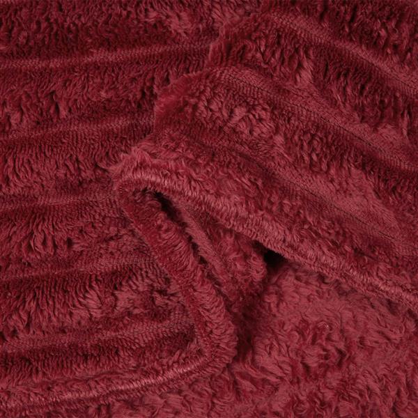 Grote foto vidaxl kleden 6 pcs bordeaux rood 240 x 220 cm fleece huis en inrichting bedden