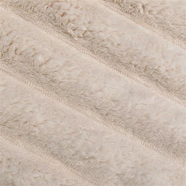 Grote foto vidaxl kleden 6 stuks beige 200 x 150 cm fleece huis en inrichting bedden