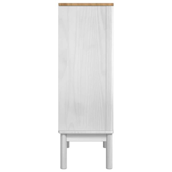 Grote foto vidaxl dressoir wit 70 x 30 x 70 5 cm massief vurenhout huis en inrichting overige