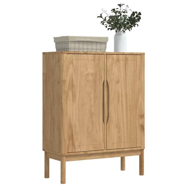 Grote foto vidaxl dressoir wasbruin 70 x 30 x 70 5 cm massief vurenhout huis en inrichting overige