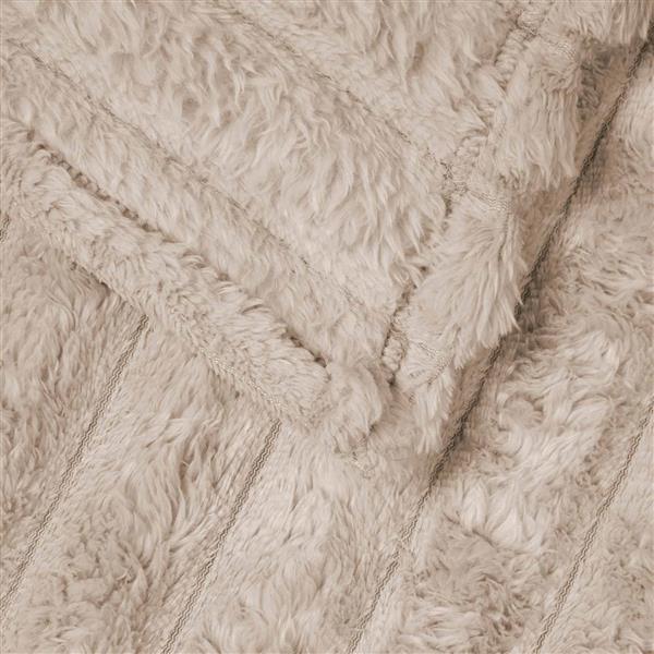 Grote foto vidaxl kleden 6 pcs beige 270 x 240 cm fleece huis en inrichting bedden