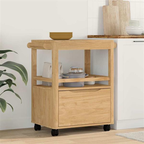 Grote foto vidaxl keuken trolley floro wasbruin 72 5 x 45 x 80 cm huis en inrichting keukenbenodigdheden