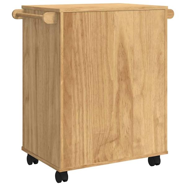 Grote foto vidaxl keuken trolley wasbruin 72 5 x 45 x 80 cm massief vurenhout huis en inrichting keukenbenodigdheden