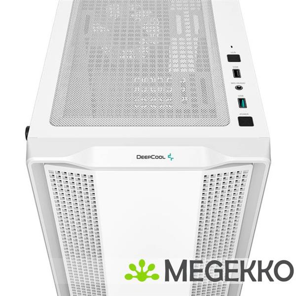Grote foto deepcool cc360 wh argb wit computers en software behuizingen en kasten