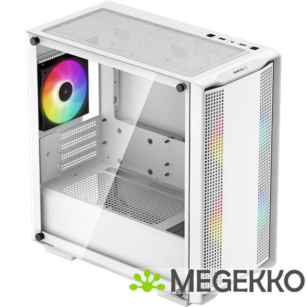 Grote foto deepcool cc360 wh argb wit computers en software behuizingen en kasten
