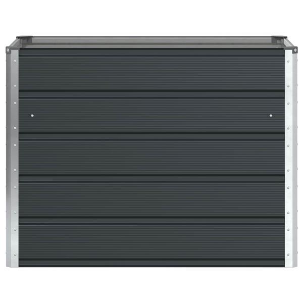 Grote foto vidaxl plantenbak antraciet 480 x 50 x 45 cm gegalvaniseerd staal tuin en terras overige tuin en terras