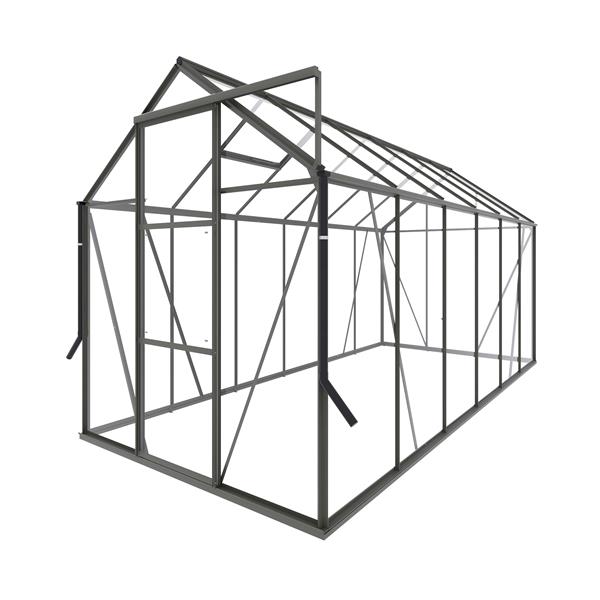 Grote foto tuinkas kate iv zwart vg 3mm tuin en terras tuinhuisjes en blokhutten