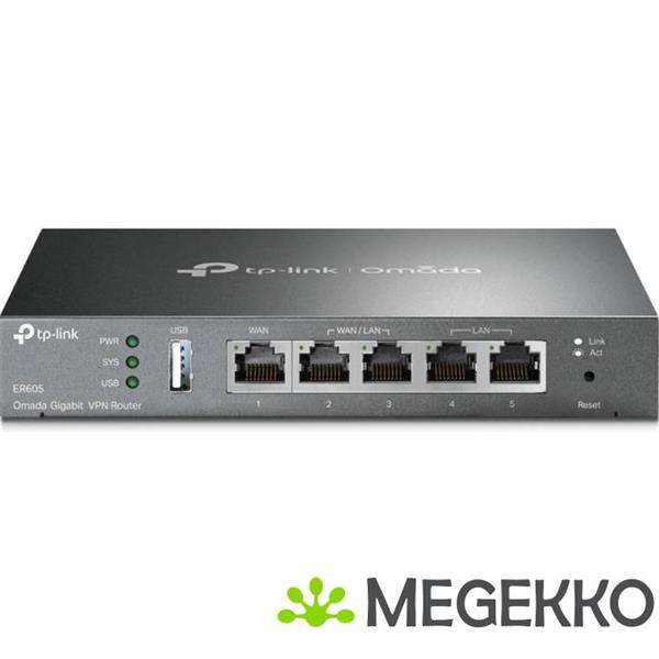 Grote foto tp link omada 5 port vpn er605 computers en software netwerkkaarten routers en switches
