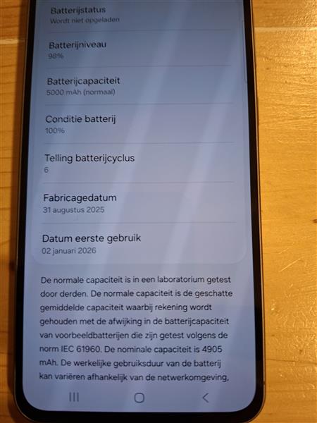 Grote foto samsung a56 256gb 8 gb ram. nieuw telecommunicatie samsung