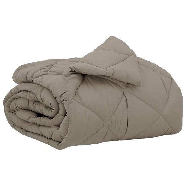 Grote foto vidaxl vol jaar dekbed lichtgrijs 220 x 135 cm microfiber huis en inrichting bedden