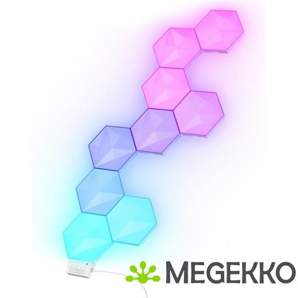 Grote foto trust gxt 902 vybz rgb hexagon lichtpanelen computers en software overige computers en software