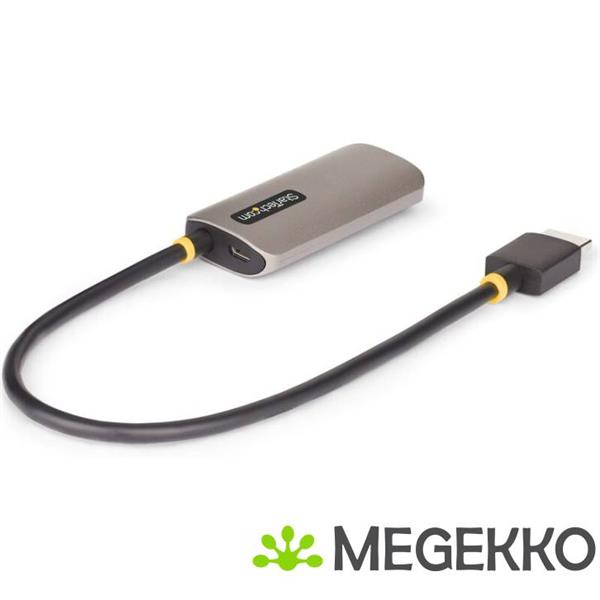 Grote foto startech.com 30cm hdmi naar displayport adapter kabel 8k 60hz actieve hdmi 2.1 naar dp 1.4 video c computers en software overige computers en software