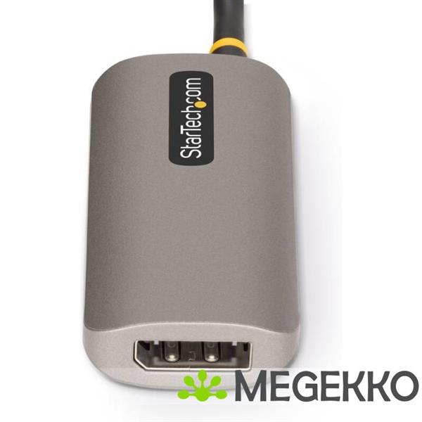 Grote foto startech.com 30cm hdmi naar displayport adapter kabel 8k 60hz actieve hdmi 2.1 naar dp 1.4 video c computers en software overige computers en software