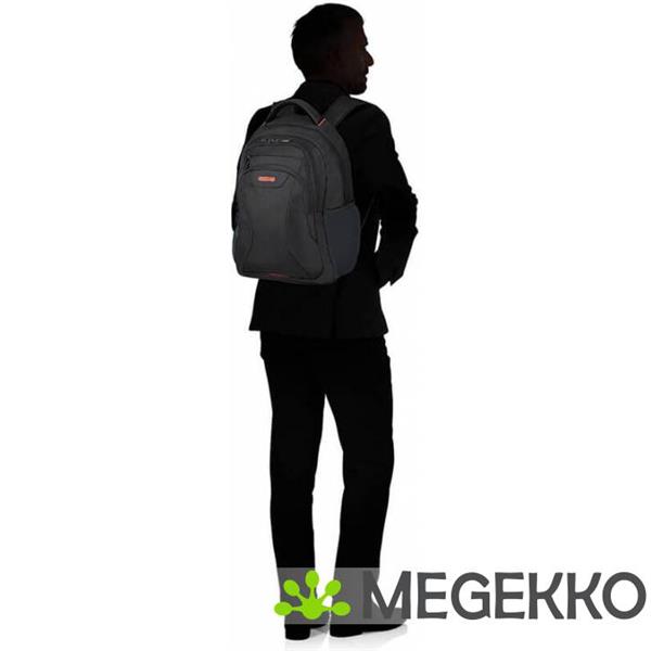 Grote foto american tourister at work notebooktas 39 6 cm 15.6 rugzak zwart oranje computers en software overige computers en software