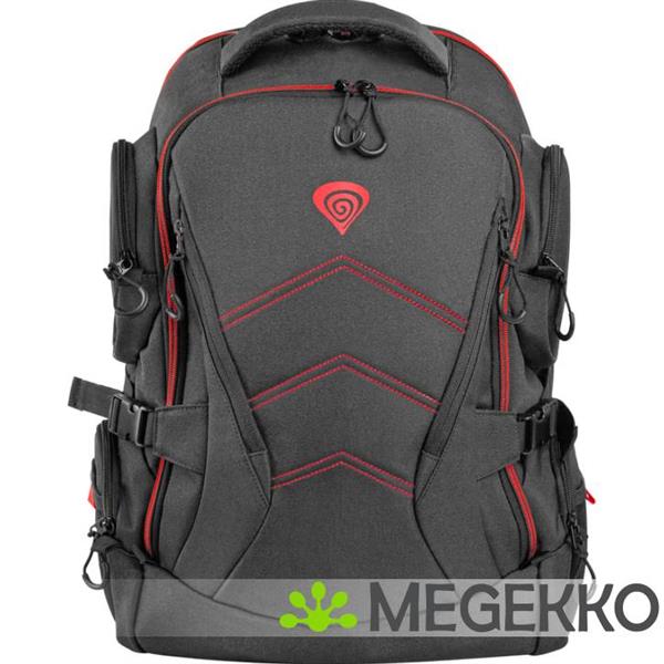 Grote foto genesis nbg 1691 pallad 550 17.3 rugzak in zwart rood computers en software overige computers en software