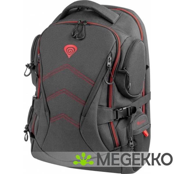 Grote foto genesis nbg 1691 pallad 550 17.3 rugzak in zwart rood computers en software overige computers en software